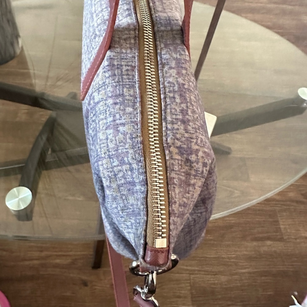 💕PRISTINE AUTHENTIC PRADA LARGE FABRIC/ LEATHER 2 WAY BAG 💕 - Picture 7 of 16